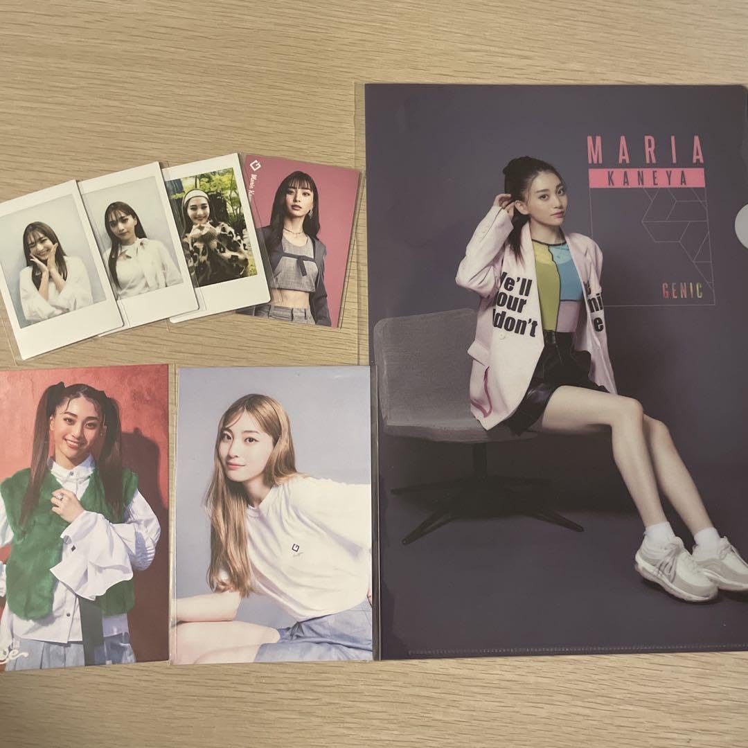 Amazon.co.jp: GENIC 金谷鞠杏 セット チェキ ポスカ トレカ クリア